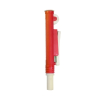 Pipette Pump 25ml, red (blank LOGO)