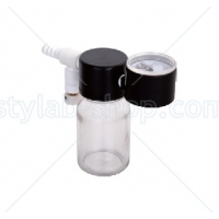 New Glass Moisture Trap/ Vacuum Regulator for Chemker 610/611 (Gauge upward)