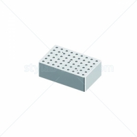 Heating block, used for 0.2mL tubes, 54 holes (thin)