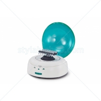 D1008 Mini Centrifuge with green lid, including two rotors of A8-2 & A4-PCR8  and both adapter SA02P2&SA05P2(package contain in the box)