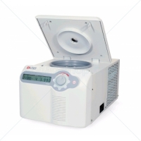 High Speed Refrigerated Micro-Centrifuge, with automatic chamber lock, customizable programs, adjustable acceleration/deceleration and other upgrades