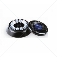 AS12-5V Aluminum alloy rotor kit with lid (blank LOGO), fixing clips and O'ring, 15000rpm, 5ml*12(eppendorf cone tube), used with D3024 & D3024R