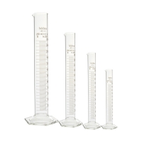 SET OF MEASURING CYLINDER HEXAGONAL BASE, CLASS B, LBG